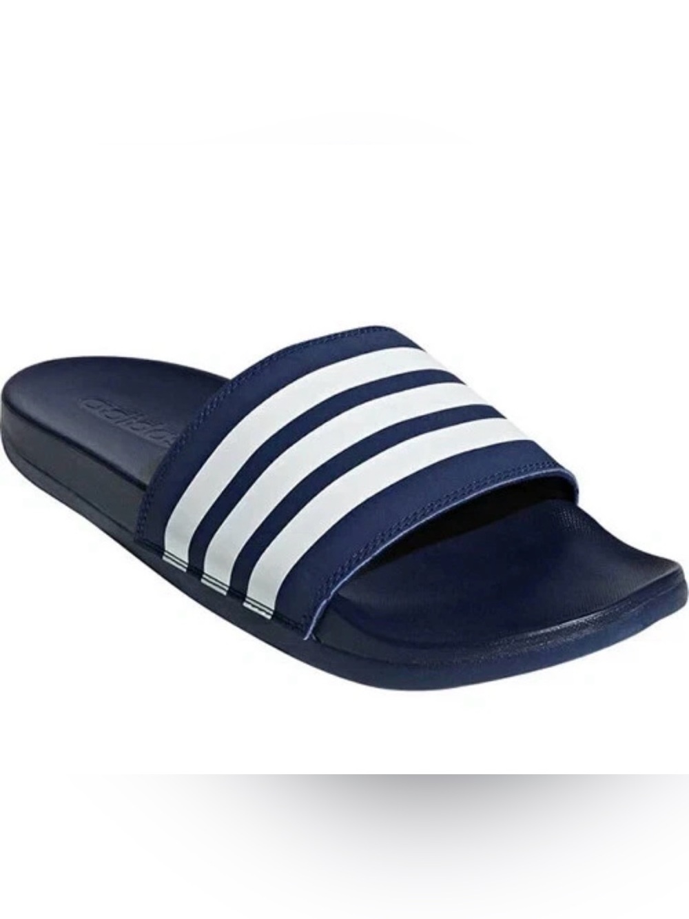 Adidas Men’s Adilette Slide Sandals - Navy/White